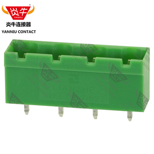 7.62mm炎牛凤凰PCB接线端子插座YN2EDGVC/KF/3EHDVC/GMSTBVA2.5-G