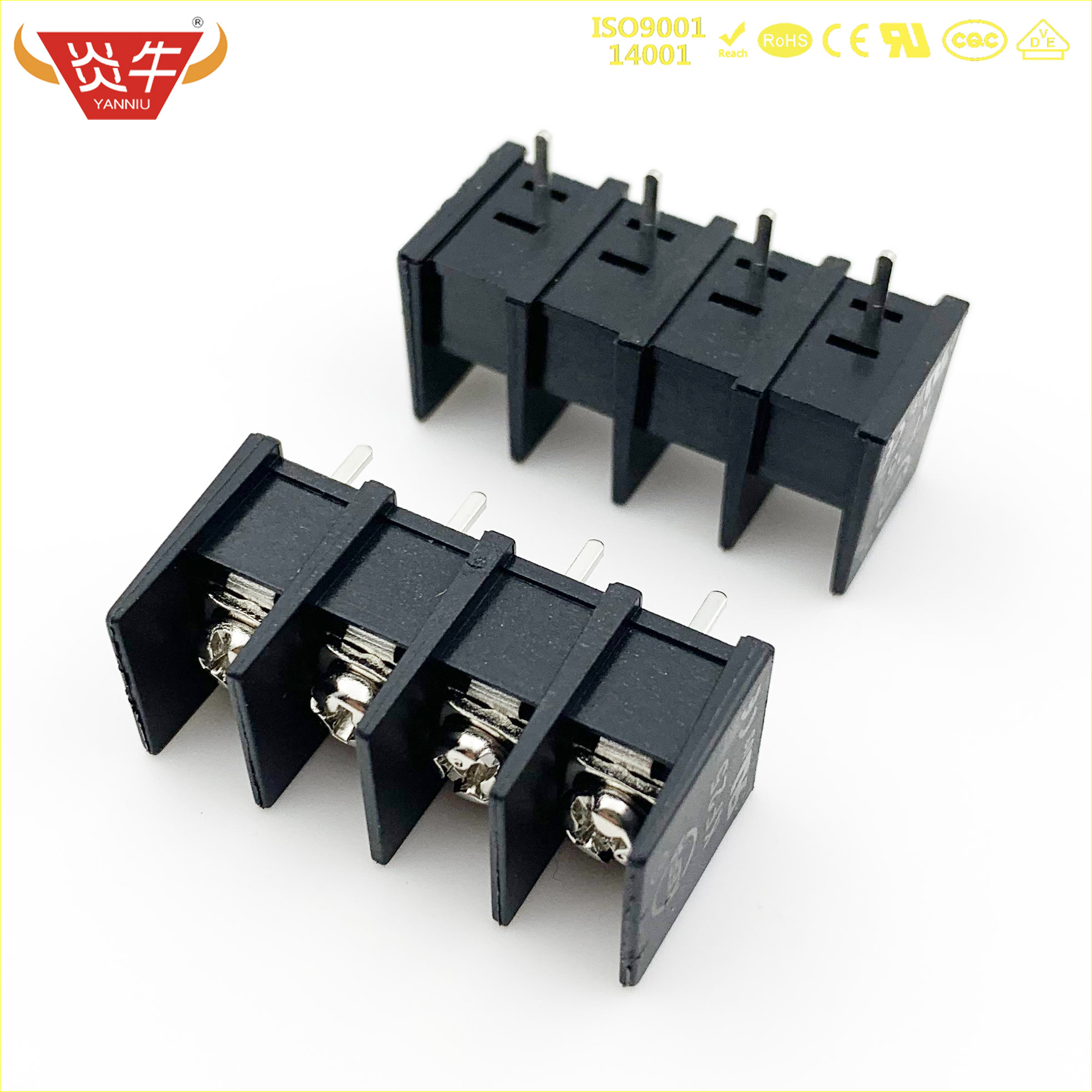 10.0mm炎牛栅栏式接线端子YN55S