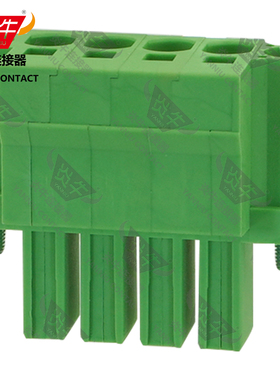 7.62mm炎牛凤凰插拔式接线端子插头YN5EDGKDM/KF2EDGAKM/SPC5-STF