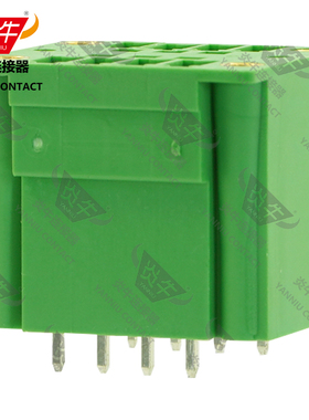 3.5mm炎牛双排插拔式接线端子YN15EDGVHM/KF2EDGVHM/MCDV1.5-G1F