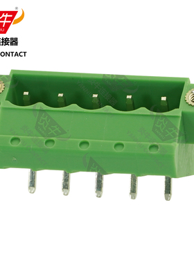 5.08mm炎牛连接器斜面插拔式PCB接线端子YN2EDGLM/KF/SMSTB2.5-GF