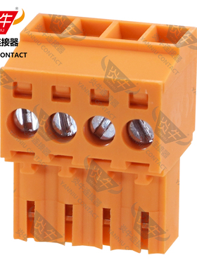 3.5mm炎牛连接器魏德米勒插头PCB接线端子YN2EDGKJ/KF/BL3.50/180