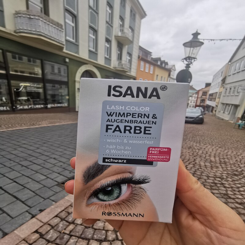 德国直邮 ISANA天然有机植物温和防水持久不脱色染眉膏睫毛染色剂