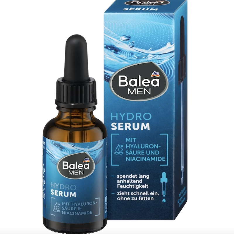 德国dm超市直邮 Balea MEN玻尿酸烟酰胺男士精华 保湿水润 30ml - 实物图