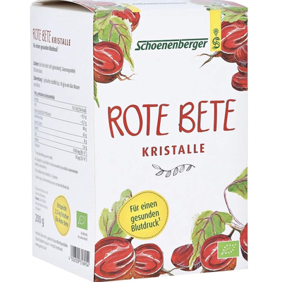德国直邮Schoenenberger Rote Bete甜菜根粉 维生素B族 铁 钾200g
