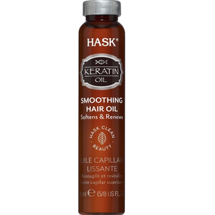 德国直邮 Hask摩洛哥护发精油安瓶 修复烫染柔顺发丝防毛躁角蛋白