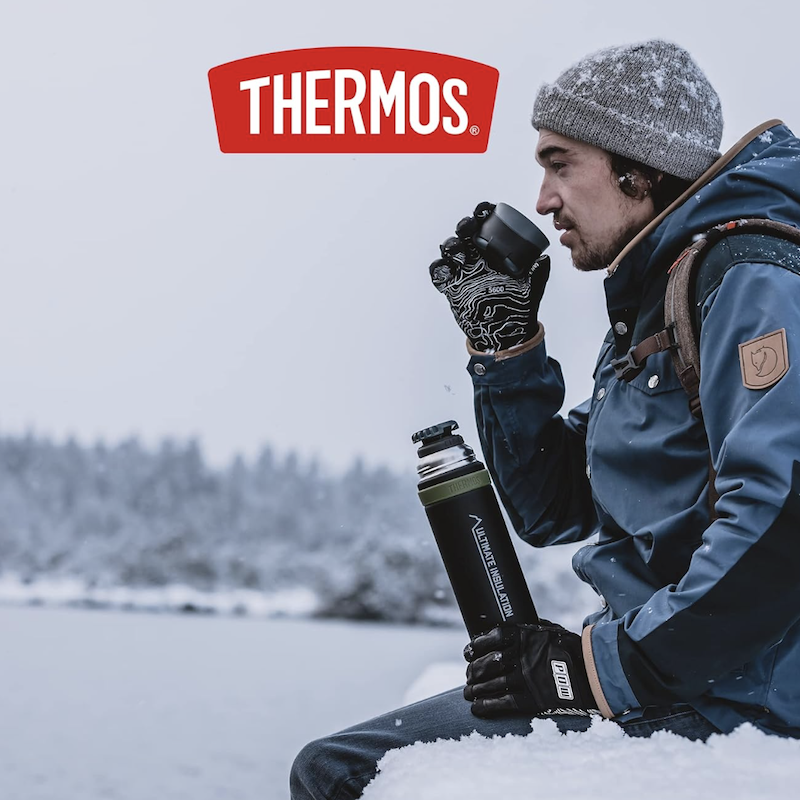 德国直邮Thermos MOUNTAIN保温杯户外登山露营不锈钢水壶500ml