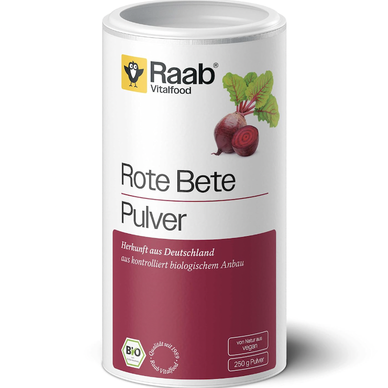 德国直邮 Raab bio有机天然红甜菜粉 叶酸 无乳糖 无麸 不含大豆