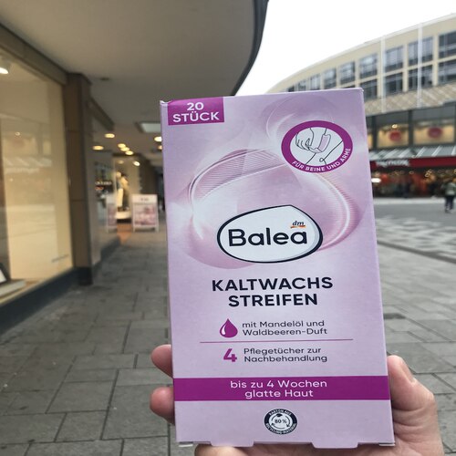 德国dm超市直邮 Balea芭乐雅冷蜡脱毛贴 面部 私处 身体 眉毛