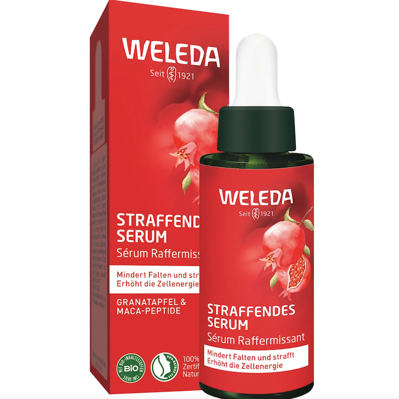 德国直邮Weleda石榴籽玛卡肽面部精华 反氧化 紧实焕活修护30ml