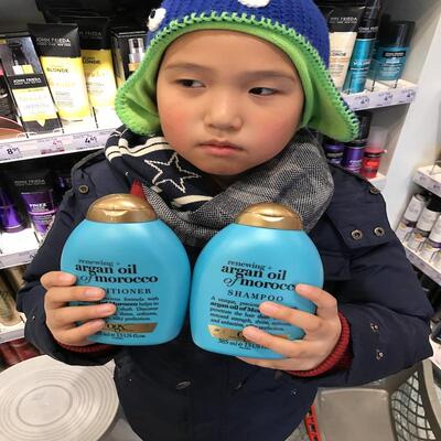 德国直邮 OGX摩洛哥坚果油洗发水护发素 保湿再生 修护受损385ml