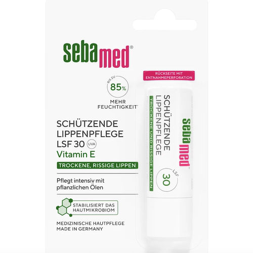 德国直邮sebamed施巴维生素VE护唇膏 光感隔离防护 密集保湿润唇