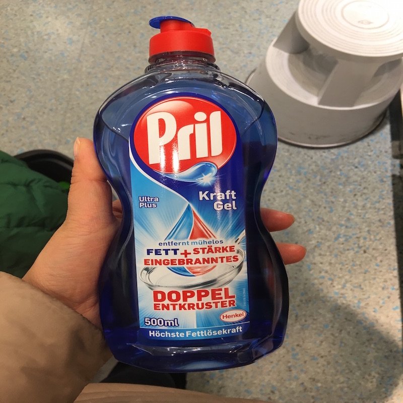 德国直邮汉高Pril高效超强浓缩餐具厨房洗洁精洗碗液孕妇儿童温和