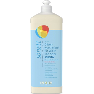 德国直邮Sonett浓缩洗衣液 有机天然植物 舒敏 无酶无香 婴儿孕妇