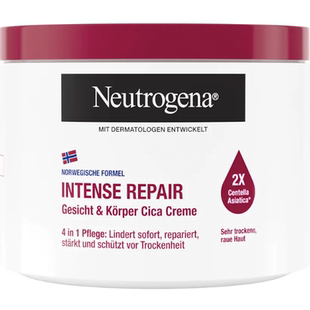 德国直邮Neutrogena Intense Repair积雪草身体面霜 舒缓修护滋润