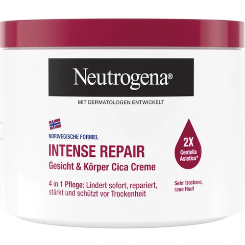 德国直邮Neutrogena Intense Repair积雪草身体面霜 舒缓修护滋润