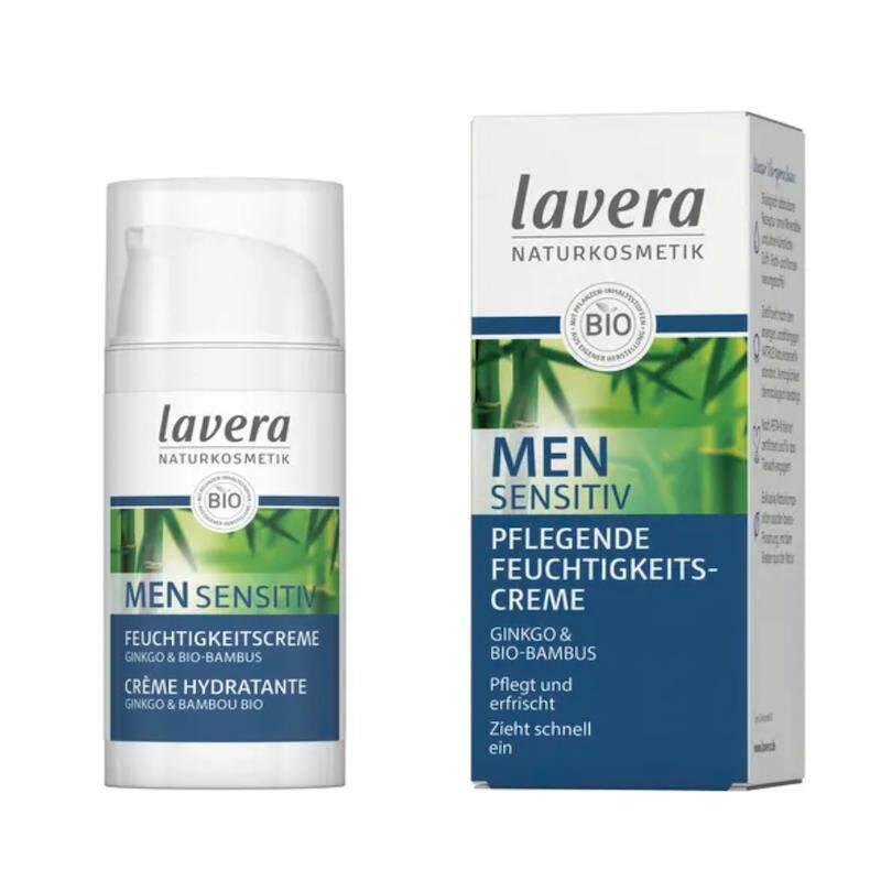 德国直邮 拉薇lavera男士面霜有机竹子银杏乳液30ml 控油清爽保湿