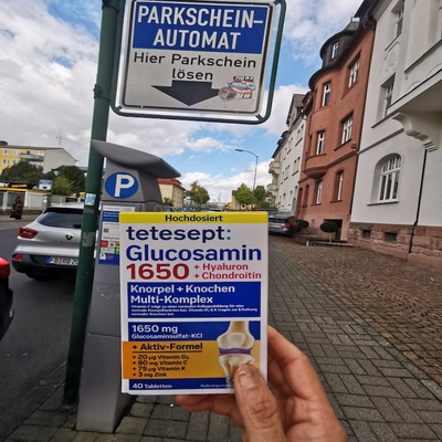 德国直邮tetesept氨糖软骨素骨胶原1650mg支持关节运动无负担40粒