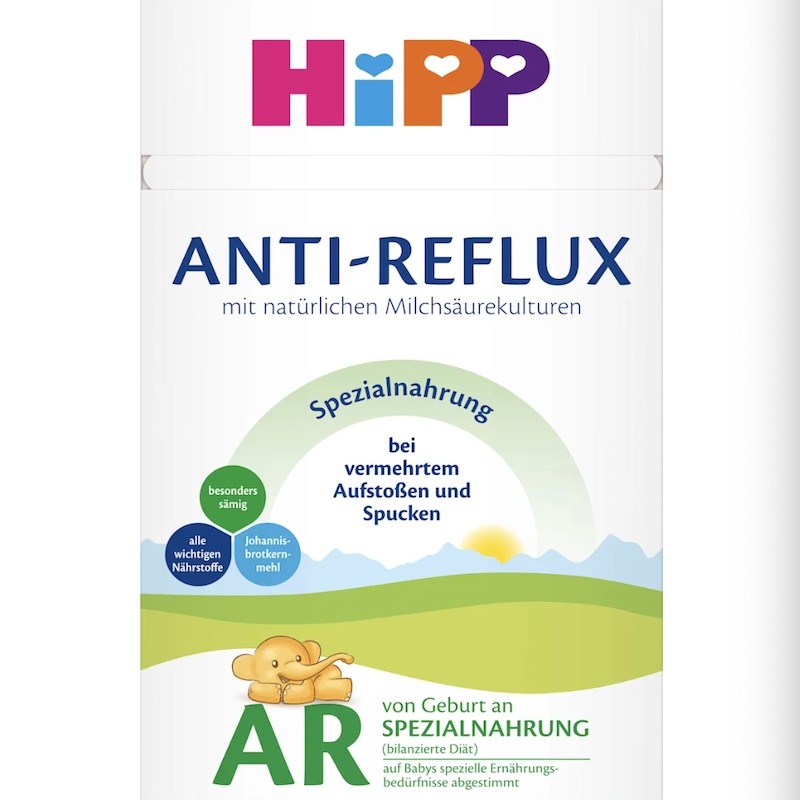 德国直邮HiPP Anti-Reflux新生婴儿宝宝防吐奶返流益生菌奶粉600g