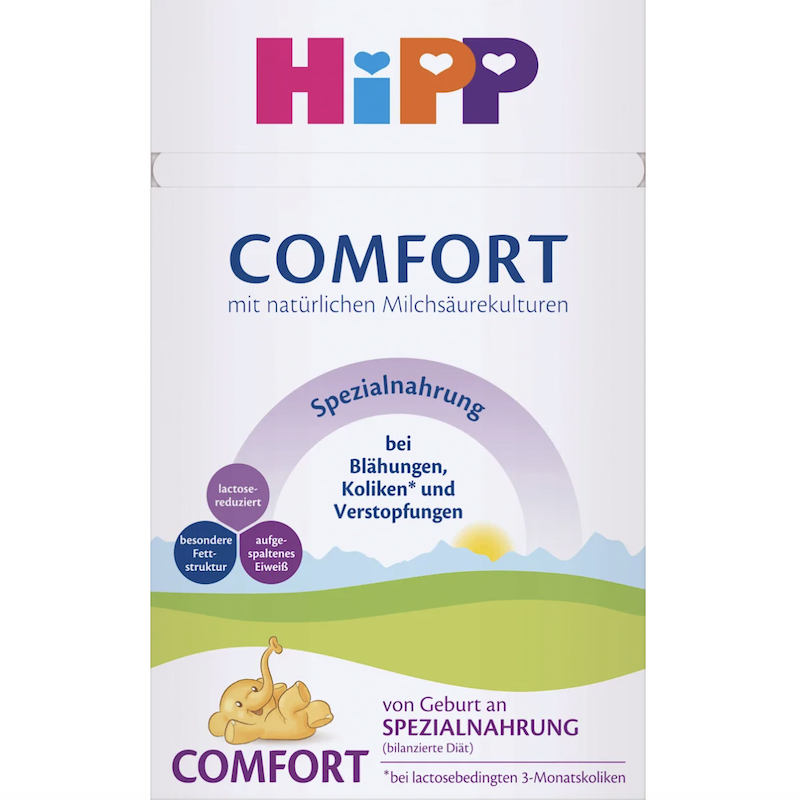 德国直邮HiPP Comfort喜宝有机益生菌婴儿宝宝奶粉肠胃胀气低乳糖