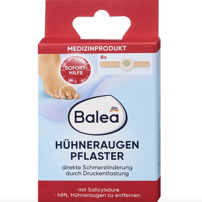 德国直邮Balea脚底厚茧贴 软化足部硬结 减少摩擦挤压 缓解压力