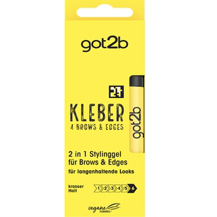 持久定型发际线毛发 防水眉胶 德国直邮got2b 2in1碎发胎毛定型刷