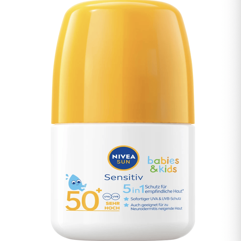 德国直邮NIVEA SUN 50倍儿童宝宝光防护滚珠喷雾清爽温和舒敏肌肤