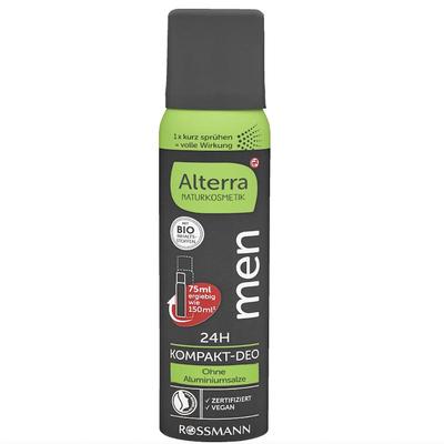 德国直邮 Alterra NATURKOSMETIK men Deospray男士止汗喷雾75ml