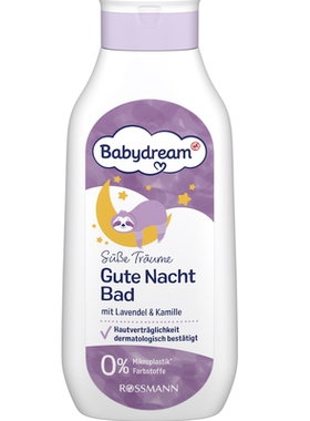 德国直邮Babydream Gute Nacht晚安安睡沐浴露洗发水薰衣草洋甘菊