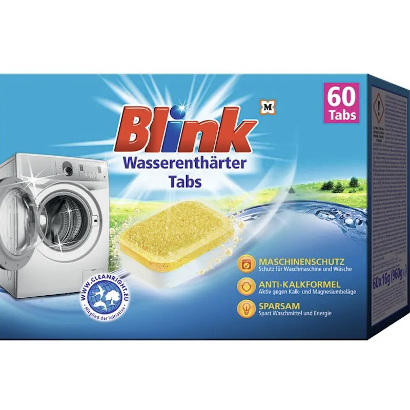 德国直邮 Blink 洗衣机泡腾片 清洁块 护理清洁剂 清除水垢60粒