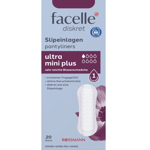 德国直邮 facelle diskret日常私处护理护垫 超薄透气 无荧光剂