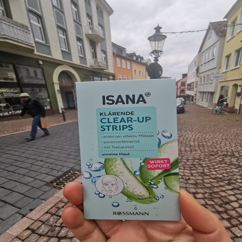 德国直邮 ISANA茶树油深层清洁黑头T区额贴 鼻贴 下巴贴 清洁毛孔