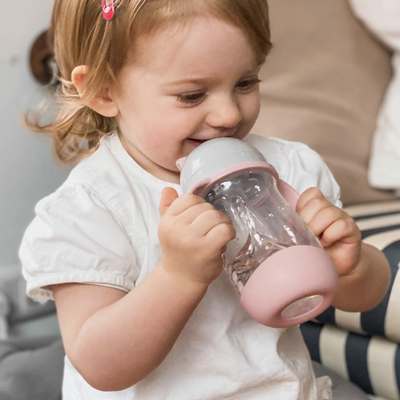德国直邮 dentistar婴幼儿硅胶饮水杯 儿童重力球果汁杯 防漏防滑