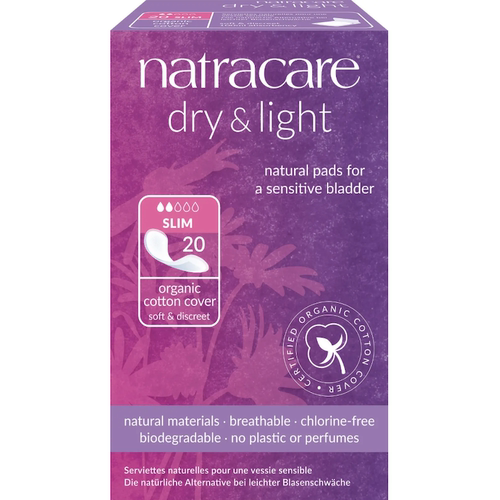 德国直邮 natracare discreet 轻微漏尿护垫 轻薄干爽 天然有机棉
