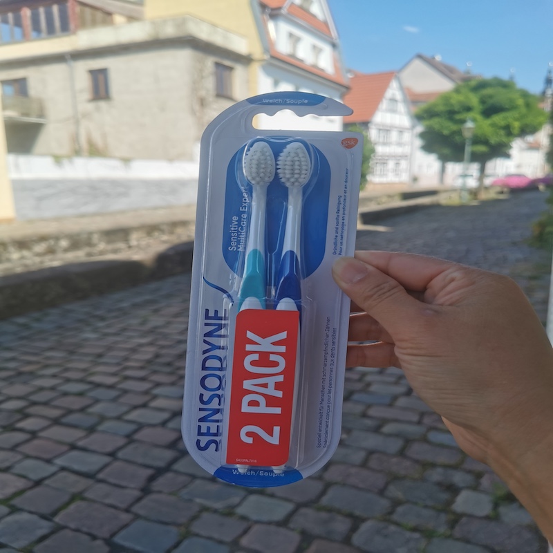 德国直邮舒适达sensodyne牙刷专业修复深层清洁软毛护齿护龈2支装