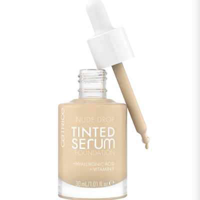 德国直邮 Catrice Tinted Serum24小时玻尿酸精华粉底液保湿哑光