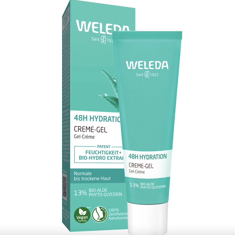 德国直邮 WELEDA维蕾德48小时保湿精华面霜 芦荟仙人掌 密集保湿