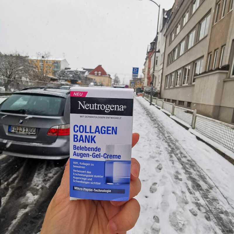德国直邮Neutrogena Collagen Bank胶原蛋白肽眼霜 眼部凝胶 紧致