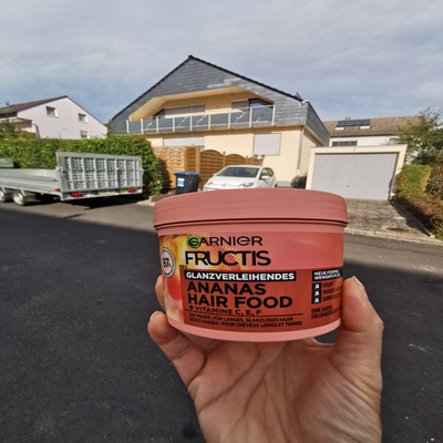 德国直邮GARNIER FRUCTIS 3in1卡尼尔发膜无硅油水果坚果深层滋润