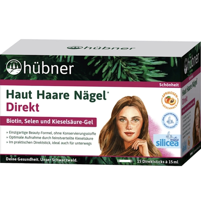 德国直邮 hubner生物素矿物质护发口服液 美肤 护甲 支持毛发浓密