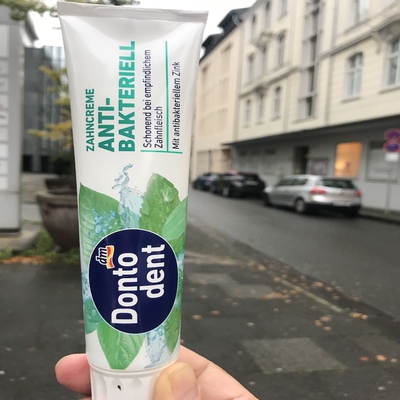 德国直邮dm/dontodent成人炫白清洁牙渍口气清新防蛀温和护龈牙膏