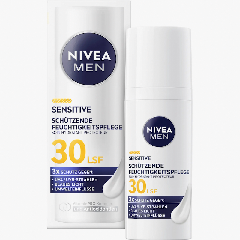 德国直邮 NIVEA MEN 日间保湿面霜 光感隔离防护 护理肌肤屏障