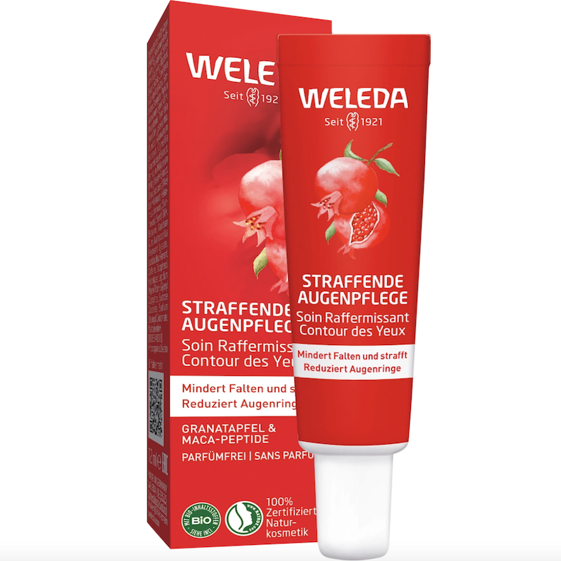 德国直邮Weleda石榴肽紧实眼霜 有机天然 缓解眼周暗沉 提亮肤色