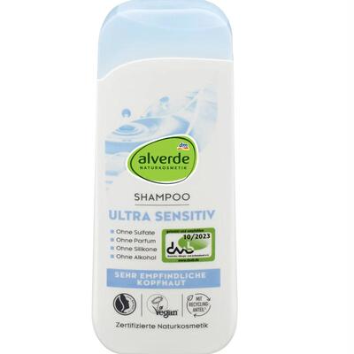 德国直邮Alverde 舒缓头皮温和清洁洗发水 有机天然 无硅油酒精