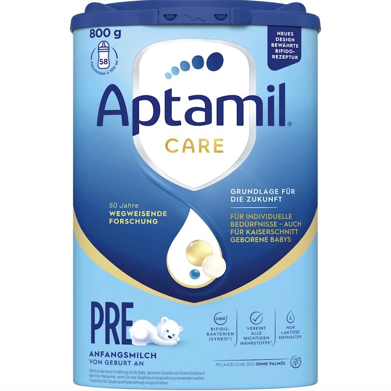 德国直邮Aptamil Pre Care 2段双歧杆菌婴幼儿宝宝奶粉剖腹产800g