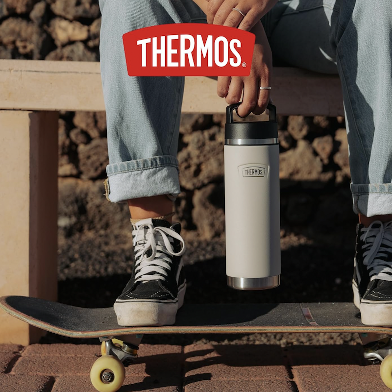 德国直邮THERMOS Icon Beverage膳魔师18/8不锈钢冷热保温杯710ml
