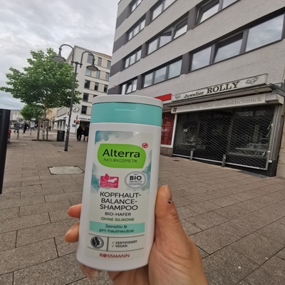 德国dm直邮 Alterra有机燕麦有机苹果醋 头皮水油平衡洗发水200ml