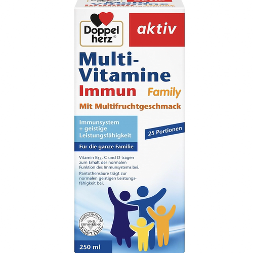 德国直邮Doppelherz Multi-Vitamins Immun Family多种维生素原液