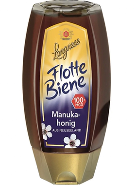德国直邮  Langnese Flotte Biene 天然麦卢卡蜂蜜 MGO 100+ 250g