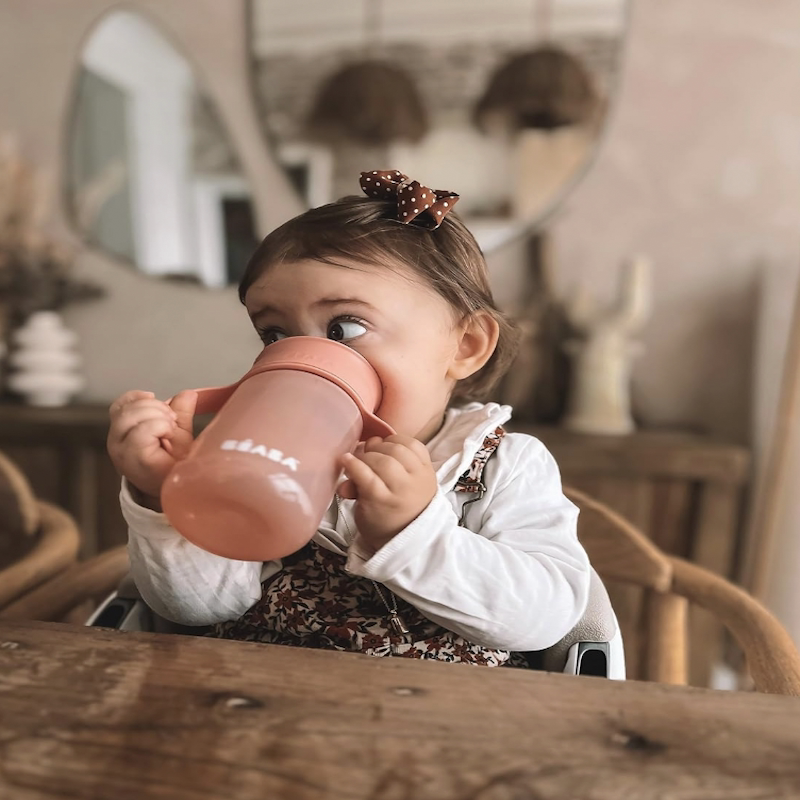 德国直邮 BEABA 360婴儿学饮杯 防漏 12个月开始 可拆卸手柄340ml